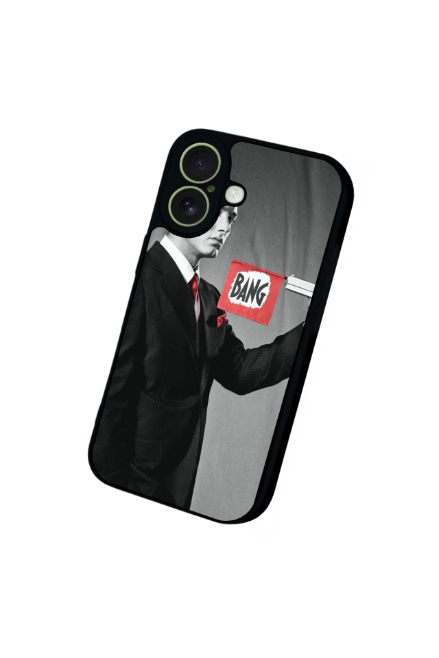 iPhone 17 Uyumlu Eminem Tasarımlı Glossy Premium Kılıf