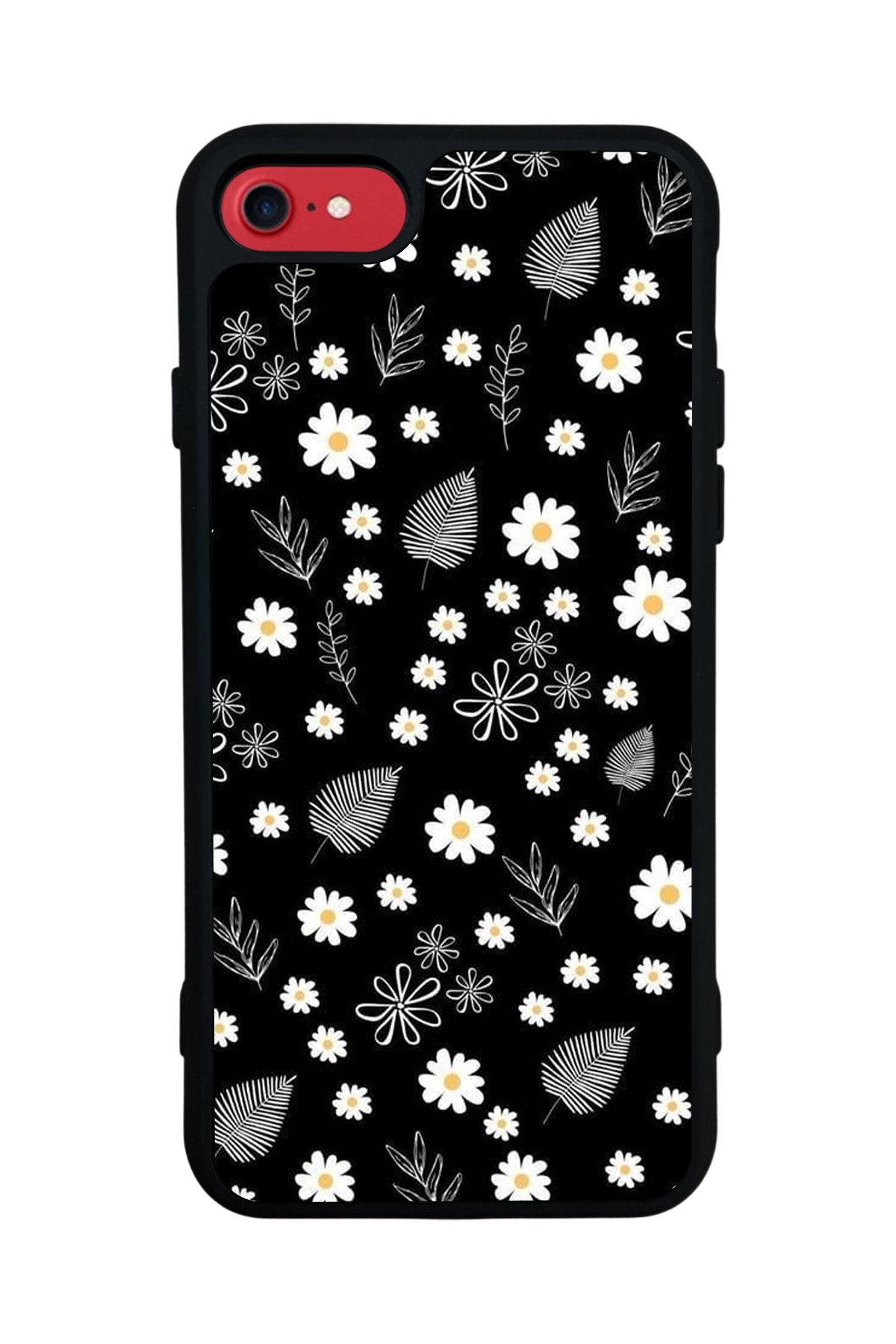 iPhone SE Uyumlu Floral Tasarımlı Glossy Premium Kılıf