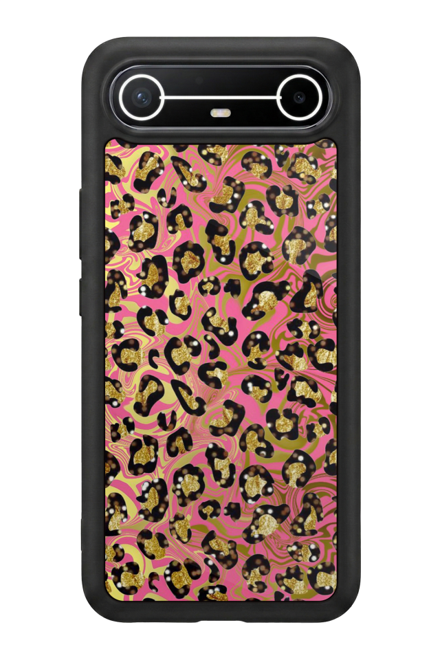 Tecno Spark Slim 5G Uyumlu Hologram Leopar Tasarımlı Glossy Premium Kılıf
