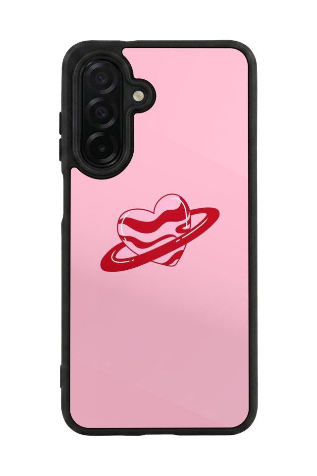 Samsung Galaxy A26 Uyumlu Kalp Love Tasarımlı Glossy Premium Kılıf