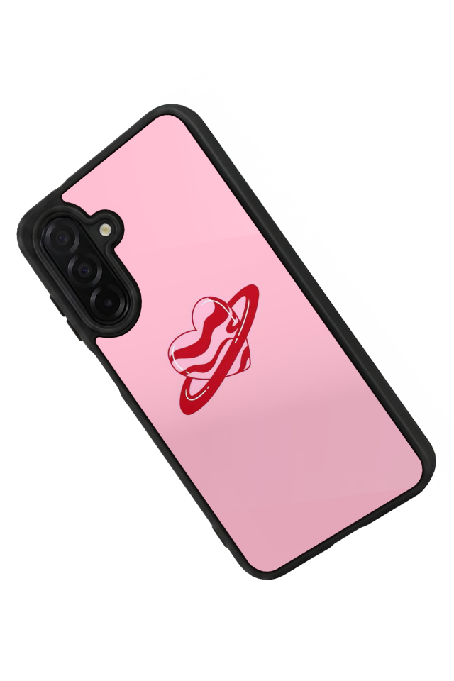 Samsung Galaxy A26 Uyumlu Kalp Love Tasarımlı Glossy Premium Kılıf