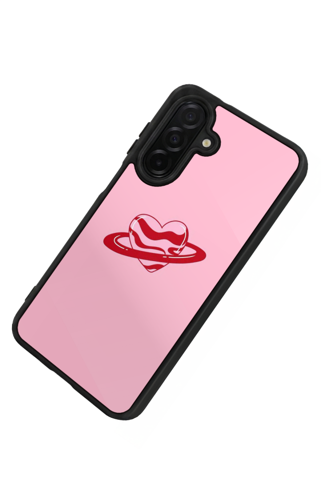Samsung Galaxy A26 Uyumlu Kalp Love Tasarımlı Glossy Premium Kılıf