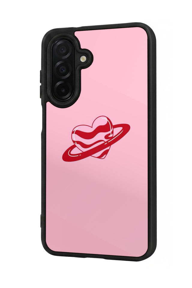 Samsung Galaxy A26 Uyumlu Kalp Love Tasarımlı Glossy Premium Kılıf