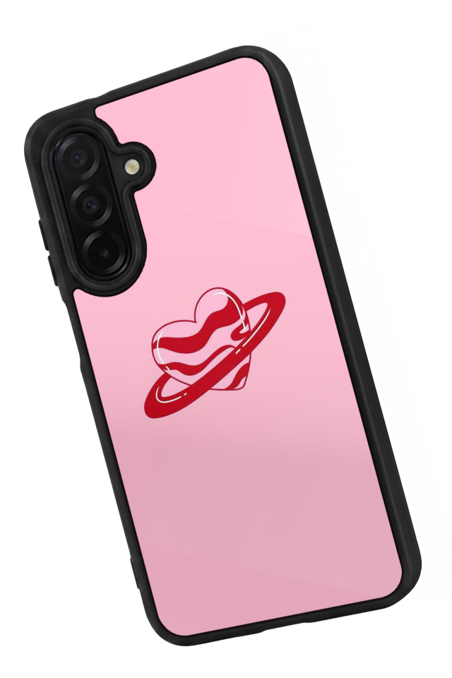 Samsung Galaxy A26 Uyumlu Kalp Love Tasarımlı Glossy Premium Kılıf