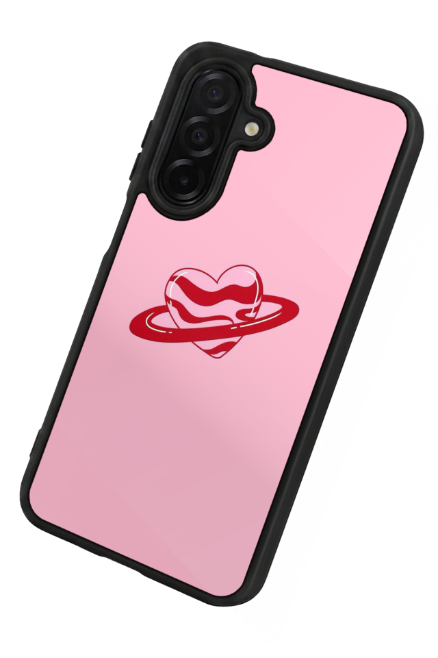 Samsung Galaxy A26 Uyumlu Kalp Love Tasarımlı Glossy Premium Kılıf