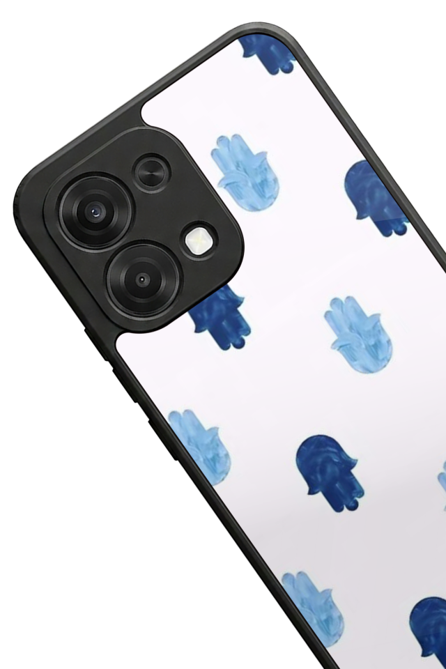 Oppo A6 Pro Uyumlu Nazar Tasarımlı Glossy Premium Kılıf