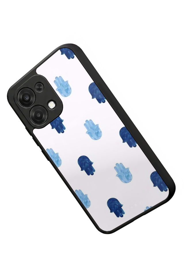 Oppo A6 Pro Uyumlu Nazar Tasarımlı Glossy Premium Kılıf