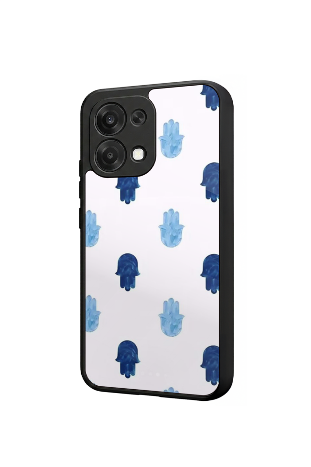 Oppo A6 Pro Uyumlu Nazar Tasarımlı Glossy Premium Kılıf