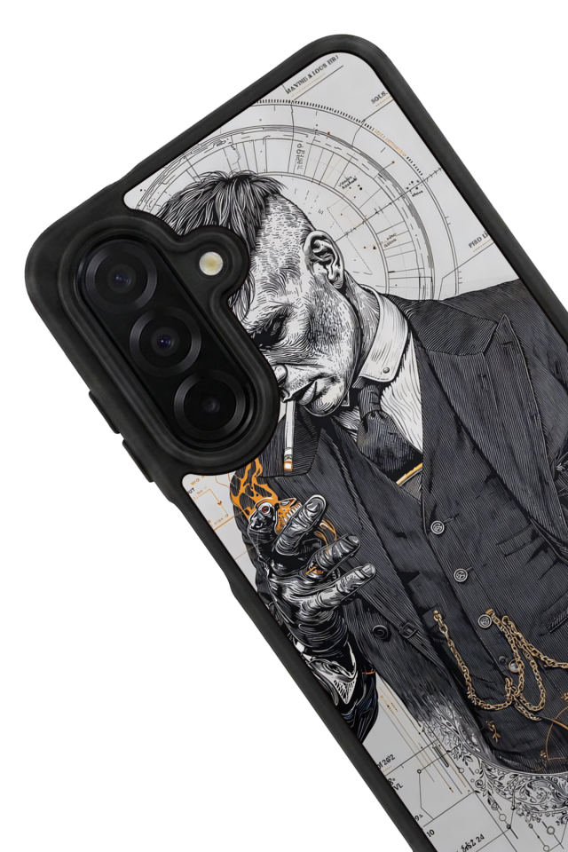 Samsung Galaxy A56 Uyumlu Peaky Blinders Tasarımlı Glossy Premium Kılıf