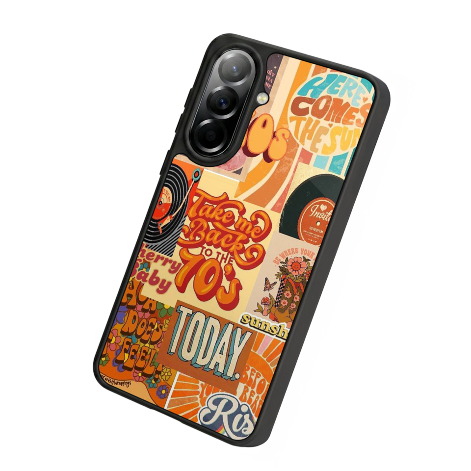 Samsung Galaxy A37 Uyumlu Poster Tasarımlı Glossy Premium Kılıf