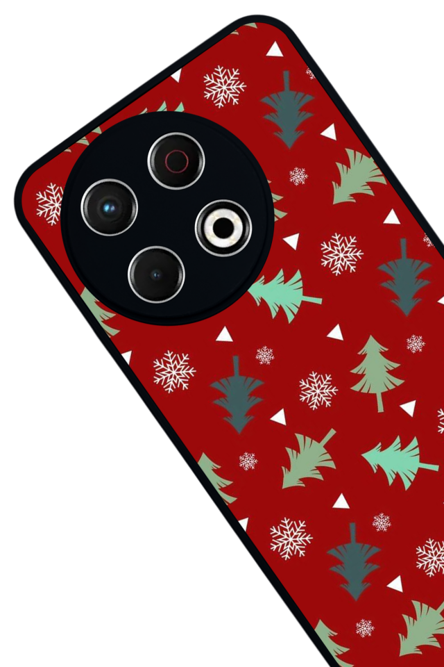 Tecno Spark 30 Pro Uyumlu Yilbasi Christmas Tasarımlı Glossy Premium Kılıf