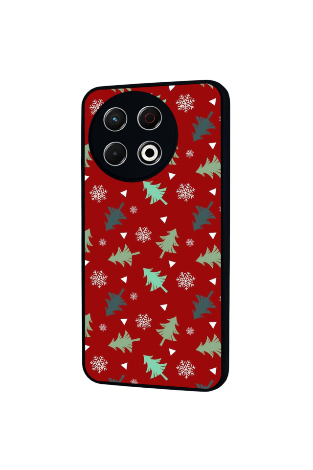 Tecno Spark 30 Pro Uyumlu Yilbasi Christmas Tasarımlı Glossy Premium Kılıf