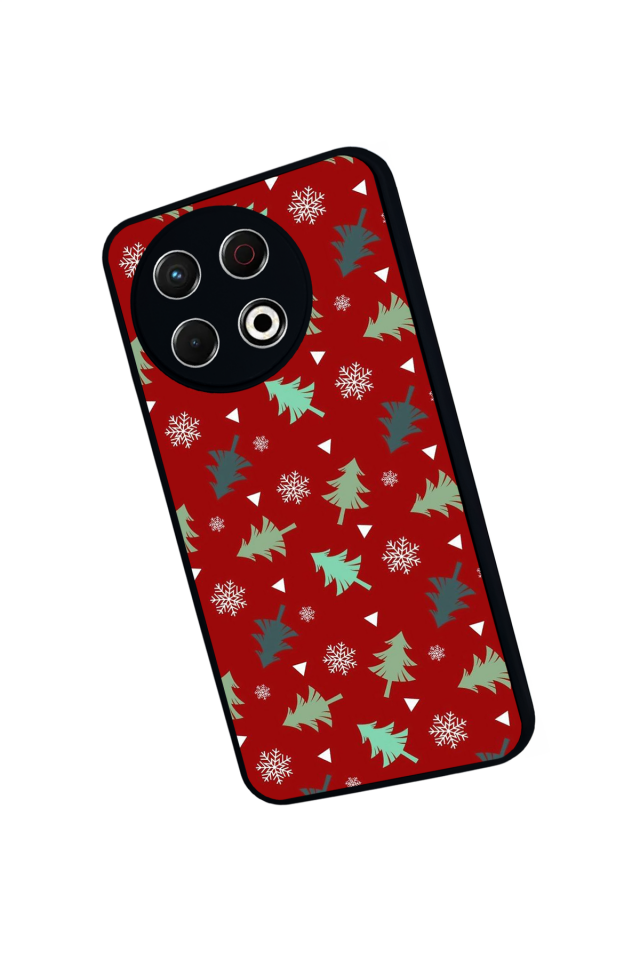 Tecno Spark 30 Pro Uyumlu Yilbasi Christmas Tasarımlı Glossy Premium Kılıf