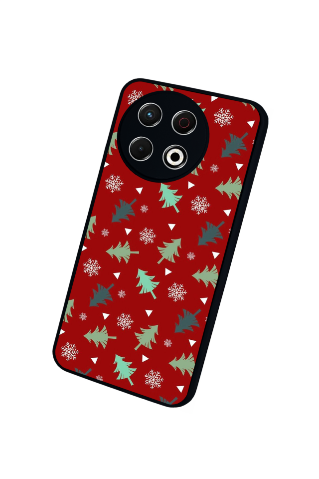 Tecno Spark 30 Pro Uyumlu Yilbasi Christmas Tasarımlı Glossy Premium Kılıf