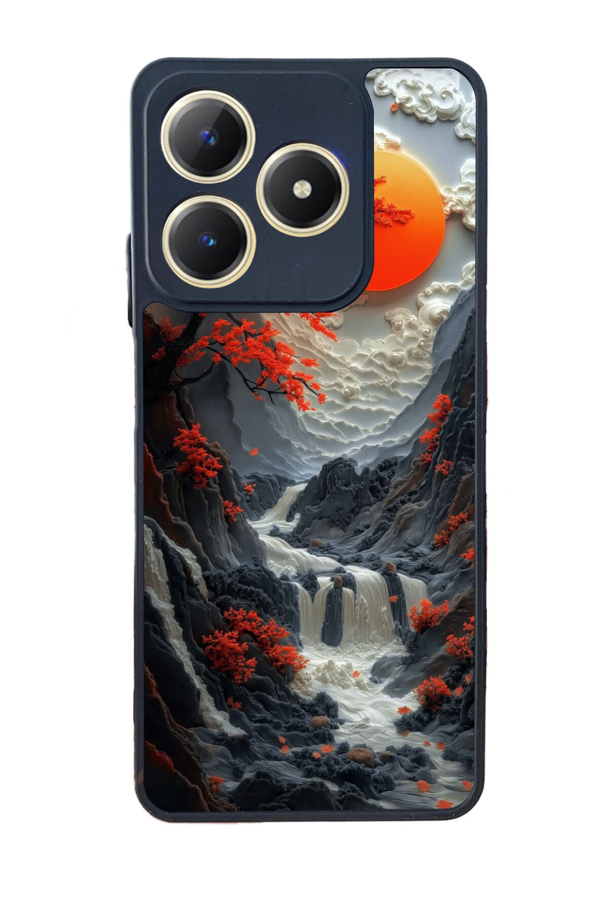 Realme C63 Mat Uyumlu Siyah Kılıf – Yumuşak Silikon, Koruyucu, Şok Emici Kapak