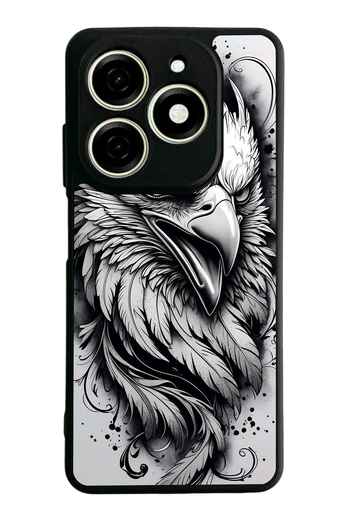 Infınıx Smart 8 Pro Uyumlu Besiktas Tasarımlı Glossy Premium Kılıf