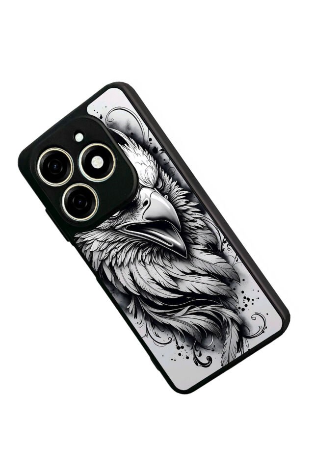 Infınıx Smart 8 Pro Uyumlu Besiktas Tasarımlı Glossy Premium Kılıf