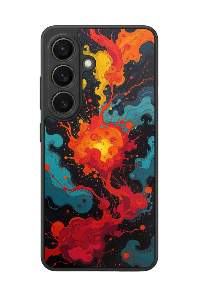 Samsung Galaxy S26 Uyumlu Abstract Tasarımlı Glossy Premium Kılıf