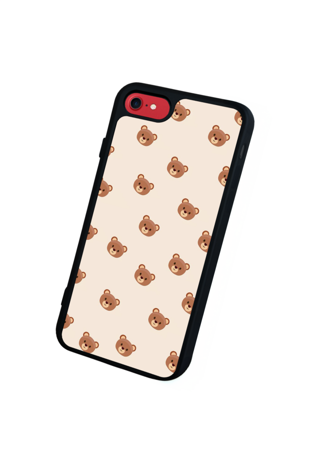 iPhone 7 Uyumlu Ayı Tasarımlı Glossy Premium Kılıf