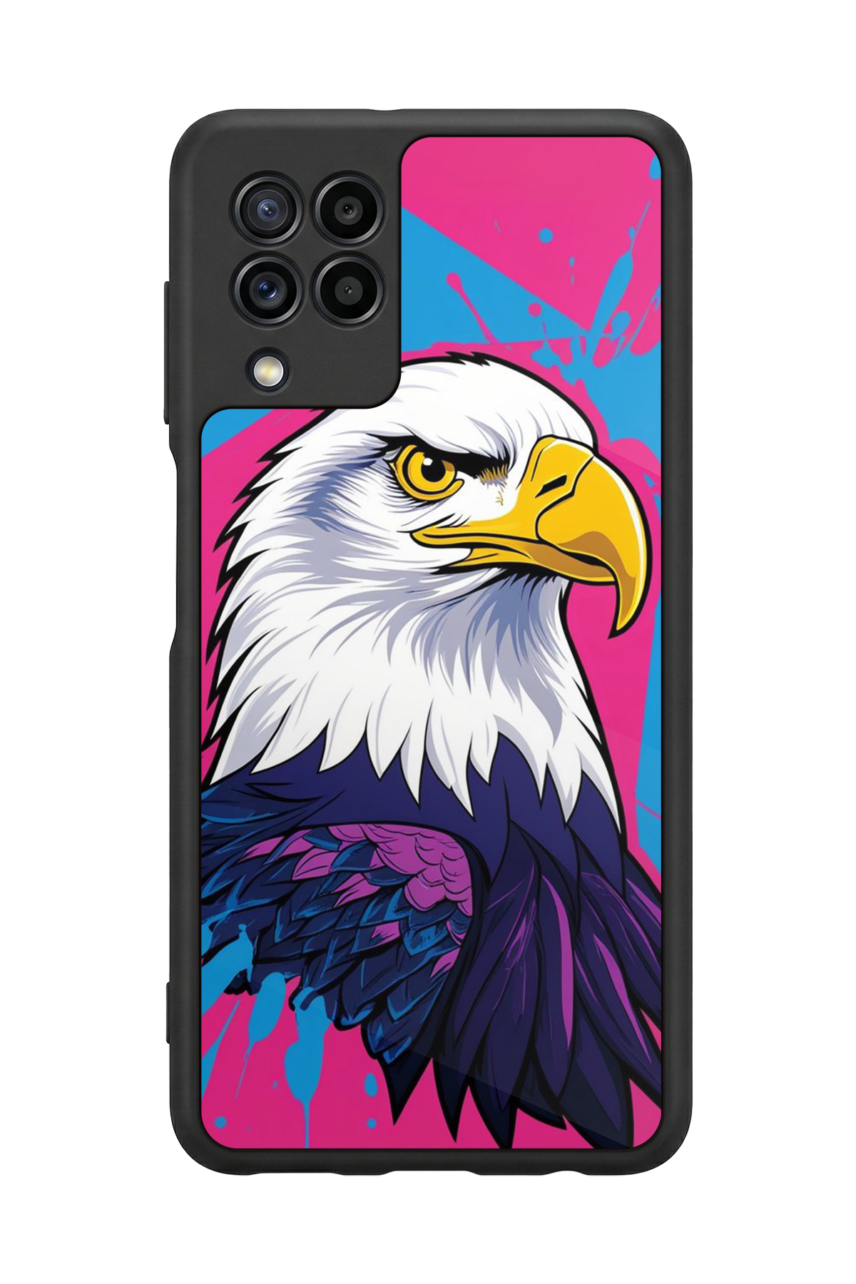 Samsung Galaxy M32 Uyumlu Besiktas Tasarımlı Glossy Premium Kılıf