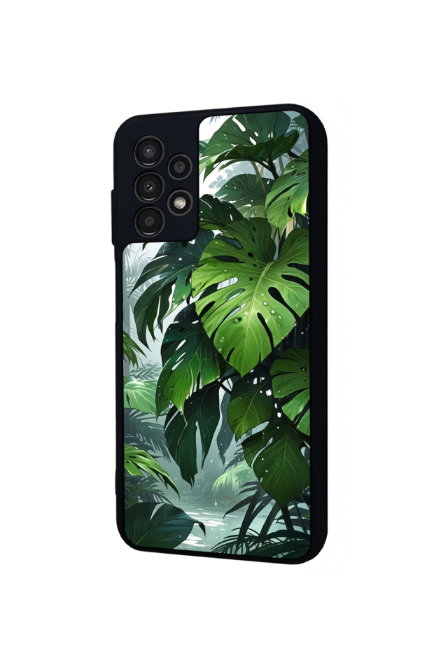 Samsung Galaxy A23 Uyumlu Botanik Tasarımlı Glossy Premium Kılıf
