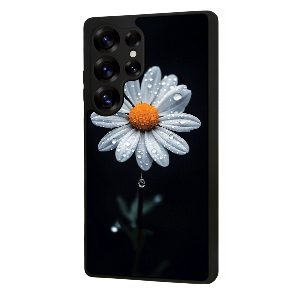 Samsung Galaxy S25 Ultra Uyumlu Cicek Tasarımlı Glossy Premium Kılıf