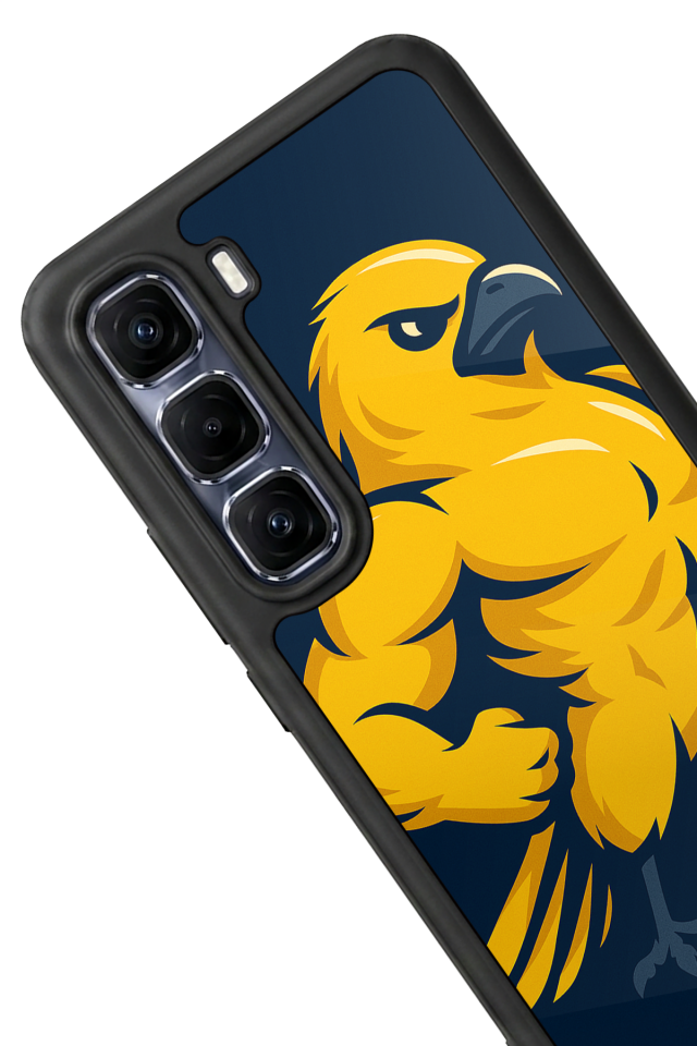 Infinix Hot 60 Pro Plus Uyumlu Fenerbahce Tasarımlı Glossy Premium Kılıf