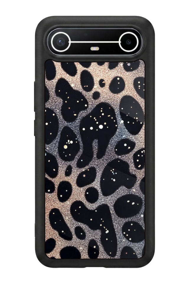 Tecno Spark Slim 5G Uyumlu Hologram Leopar Tasarımlı Glossy Premium Kılıf