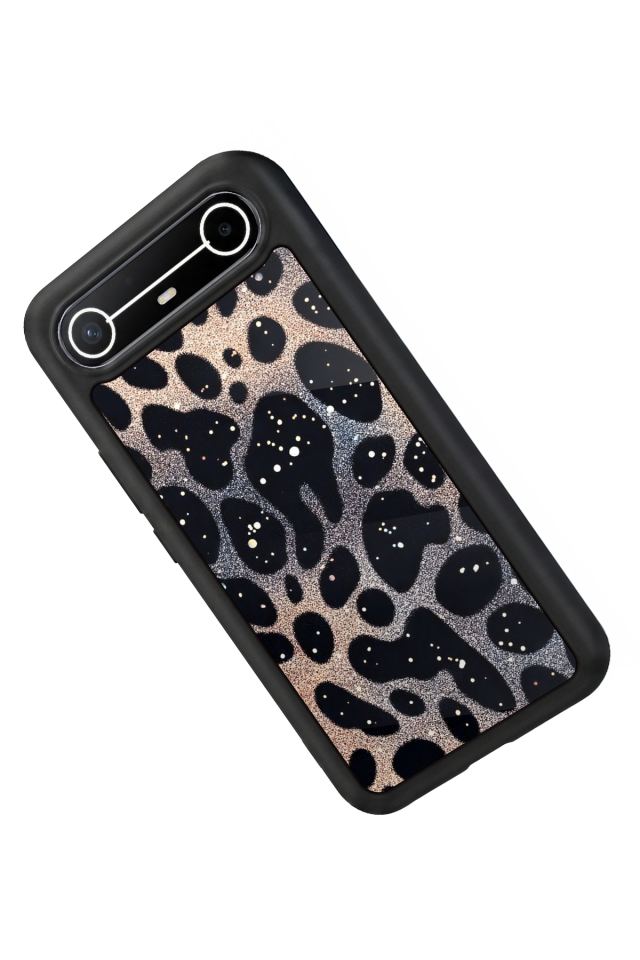 Tecno Spark Slim 5G Uyumlu Hologram Leopar Tasarımlı Glossy Premium Kılıf