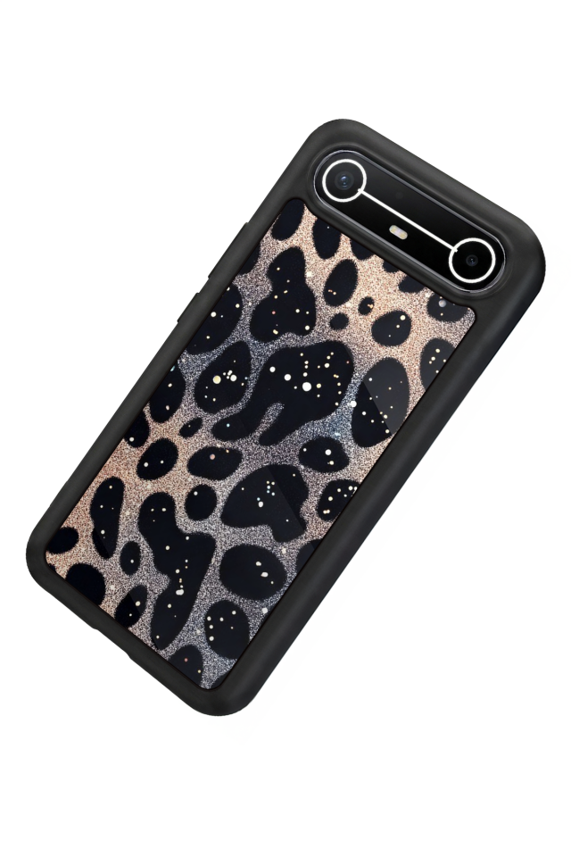 Tecno Spark Slim 5G Uyumlu Hologram Leopar Tasarımlı Glossy Premium Kılıf