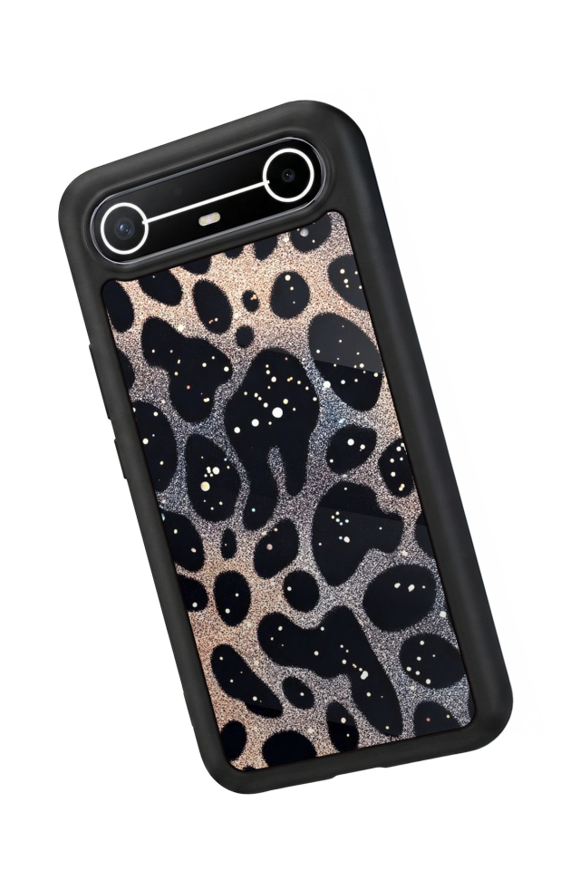 Tecno Spark Slim 5G Uyumlu Hologram Leopar Tasarımlı Glossy Premium Kılıf