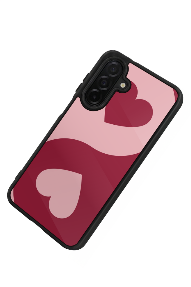 Samsung Galaxy A26 Uyumlu Kalp Love Tasarımlı Glossy Premium Kılıf