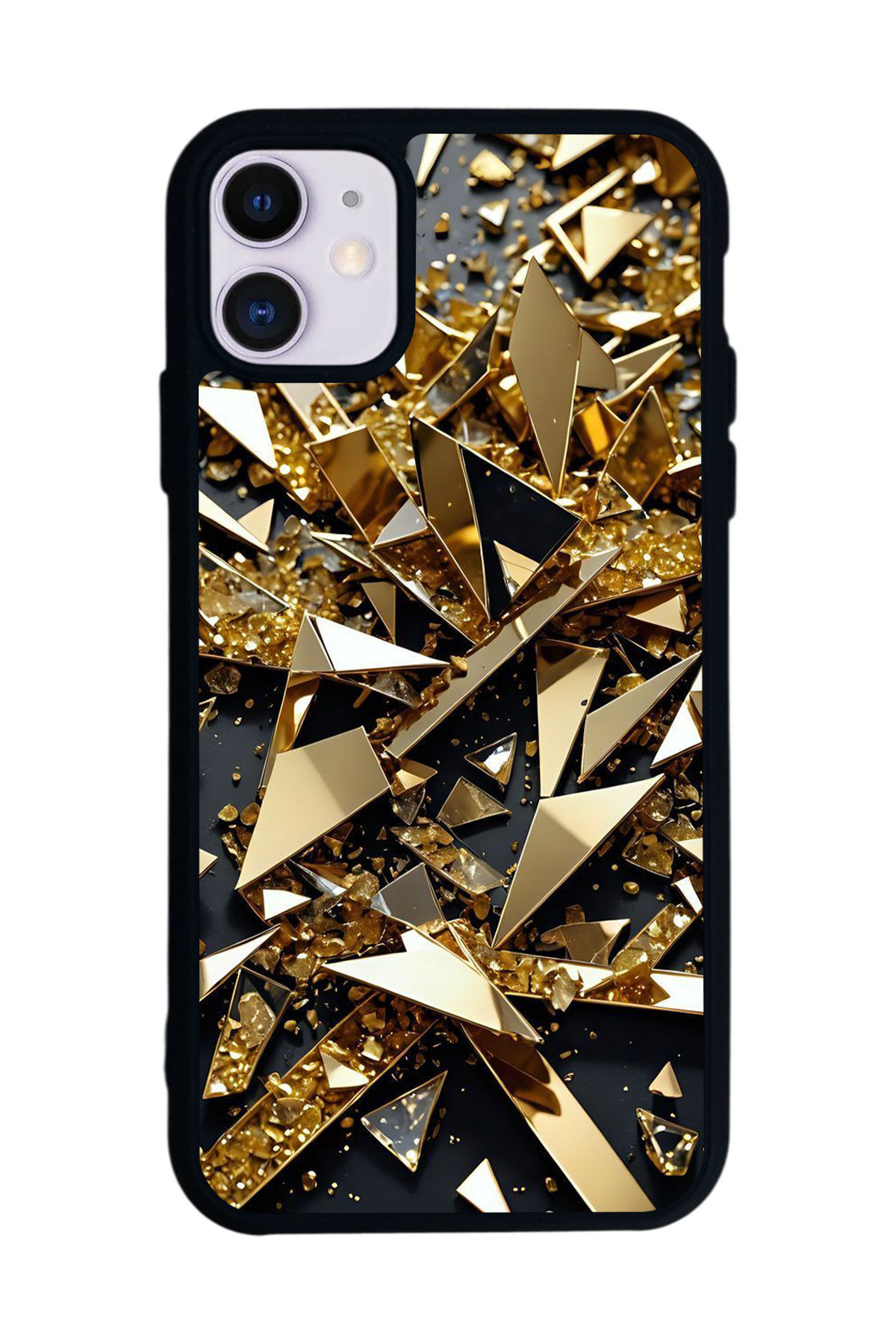 iPhone 11 Uyumlu Mermer Marble Tasarımlı Glossy Premium Kılıf
