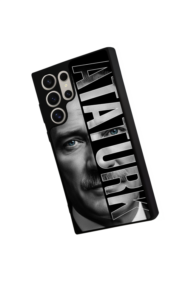 Samsung Galaxy S22 Ultra Uyumlu Mustafa Kemal Ataturk Tasarımlı Glossy Premium Kılıf