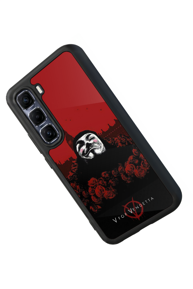 Infinix Hot 60 Pro Plus Uyumlu Vendetta Tasarımlı Glossy Premium Kılıf