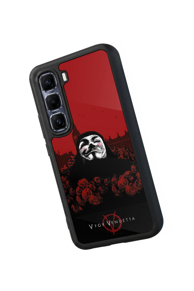 Infinix Hot 60 Pro Plus Uyumlu Vendetta Tasarımlı Glossy Premium Kılıf