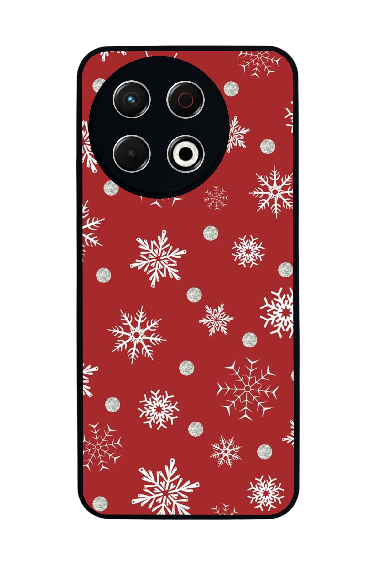 Tecno Spark 30 Pro Uyumlu Yilbasi Christmas Tasarımlı Glossy Premium Kılıf
