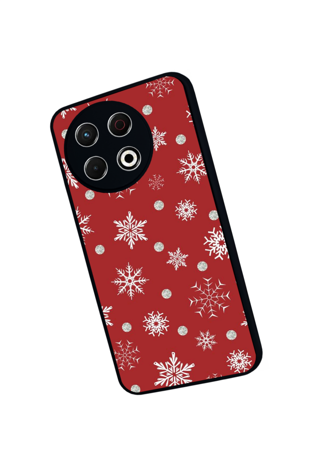 Tecno Spark 30 Pro Uyumlu Yilbasi Christmas Tasarımlı Glossy Premium Kılıf