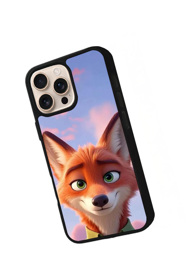 iPhone 16 Pro Max Uyumlu Zootropolis Tasarımlı Glossy Premium Kılıf