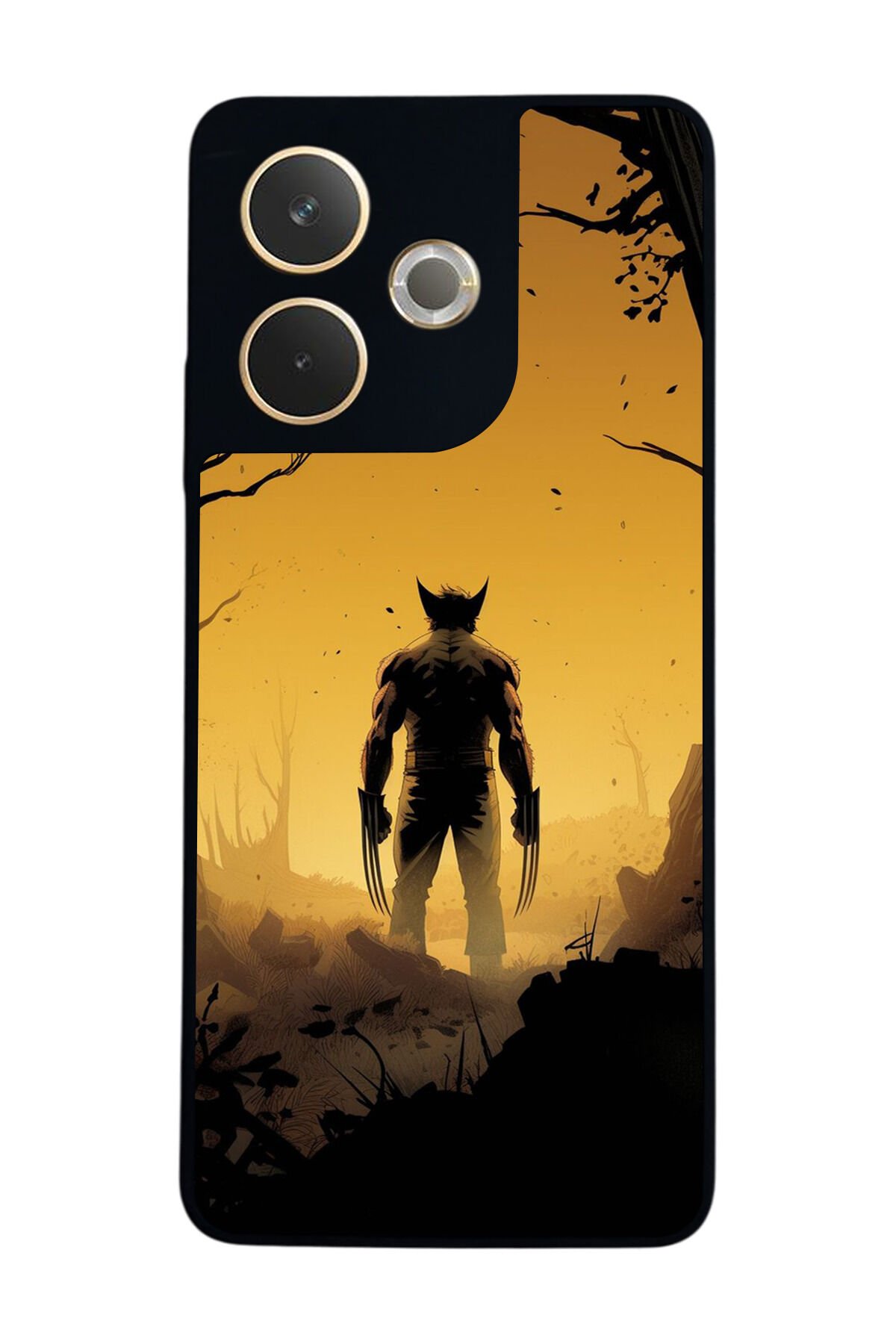 Oppo A5 Pro Uyumlu Wolverine Tasarımlı Glossy Premium Kılıf