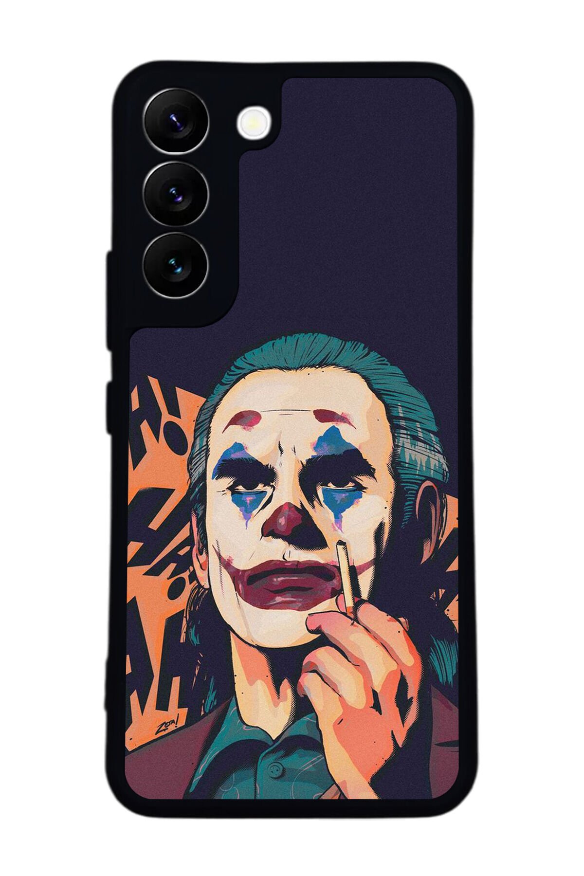 Samsung Galaxy S22 Uyumlu Joker Tasarımlı Glossy Premium Kılıf