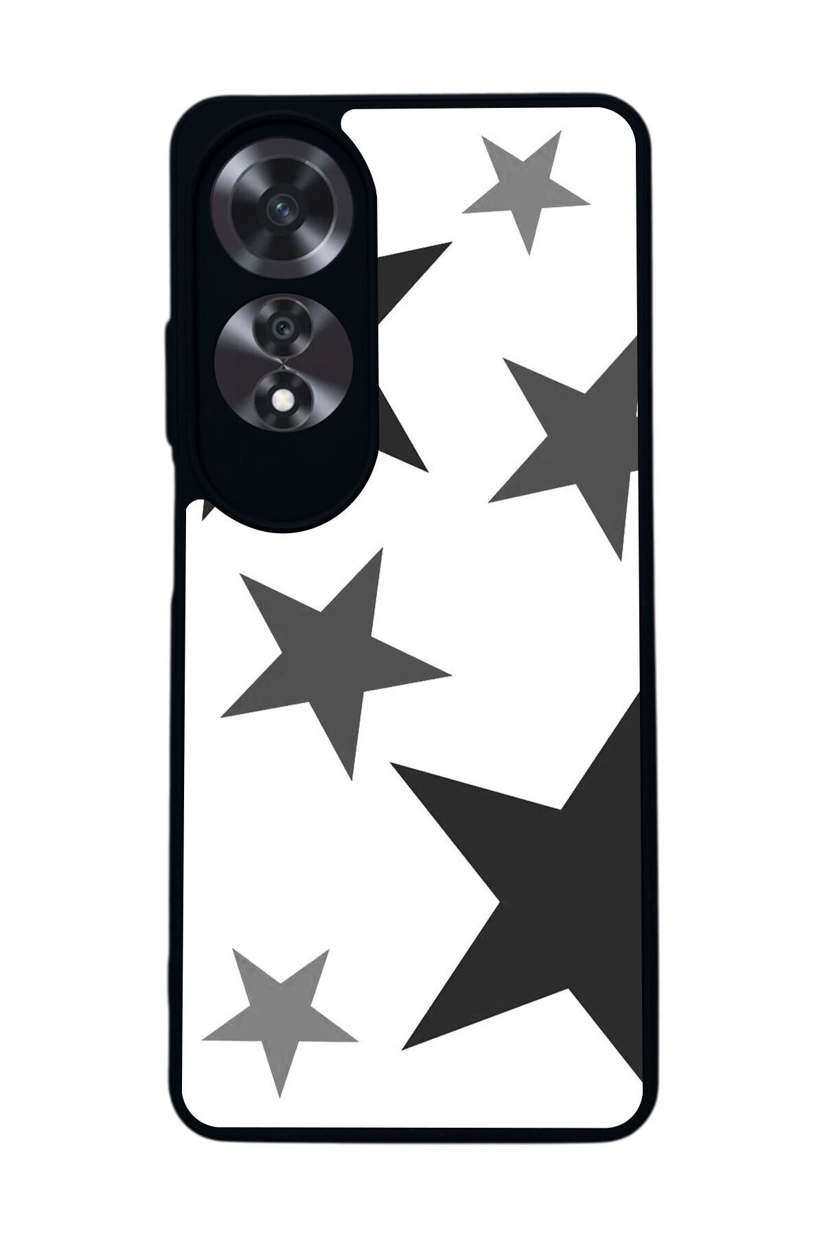 Oppo A60 Mat Siyah uyumlu Kılıf – Yumuşak Silikon, Koruyucu, Şok Emici Kapak