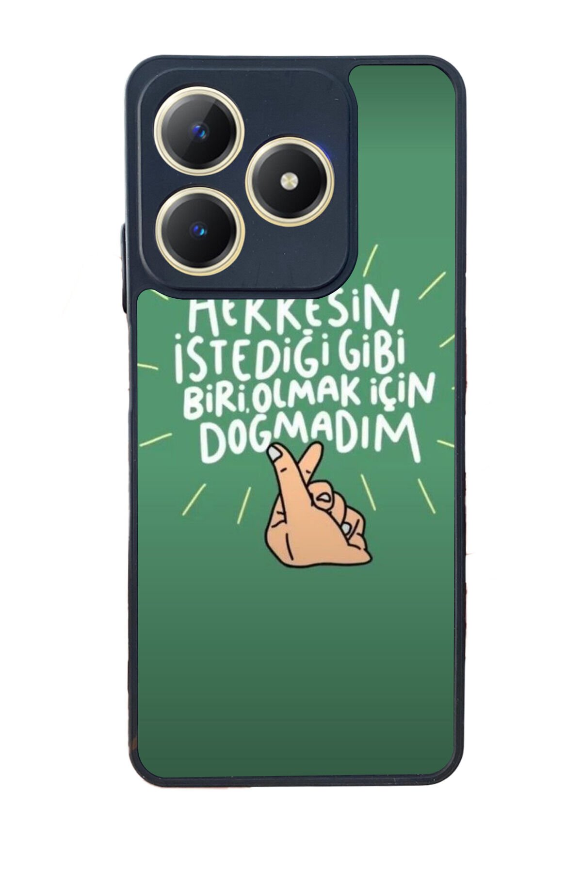 Realme C63 Mat Uyumlu Siyah Kılıf – Yumuşak Silikon, Koruyucu, Şok Emici Kapak