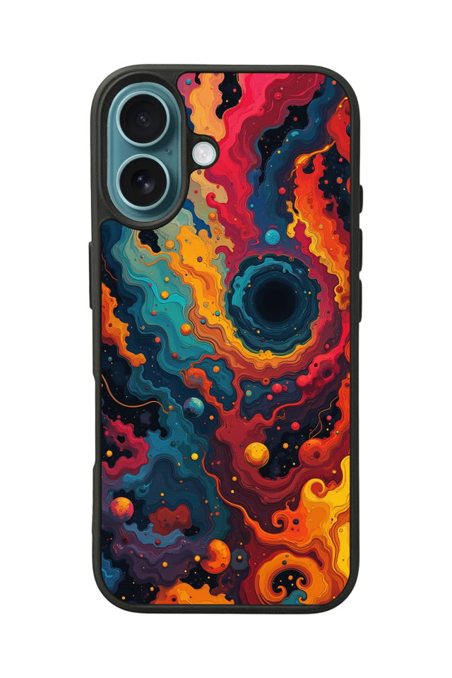 iPhone 16 Plus Uyumlu Abstract Tasarımlı Glossy Premium Kılıf