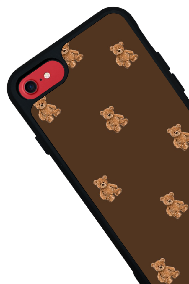 iPhone 7 Uyumlu Ayı Tasarımlı Glossy Premium Kılıf