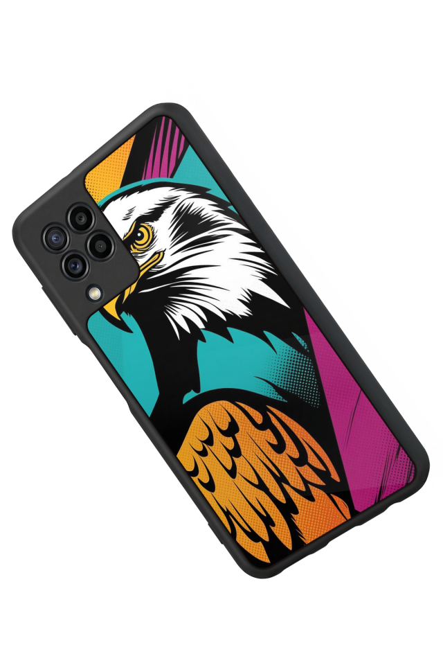 Samsung Galaxy M32 Uyumlu Besiktas Tasarımlı Glossy Premium Kılıf