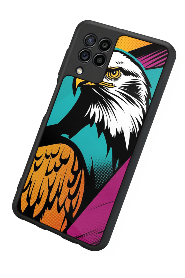 Samsung Galaxy M32 Uyumlu Besiktas Tasarımlı Glossy Premium Kılıf