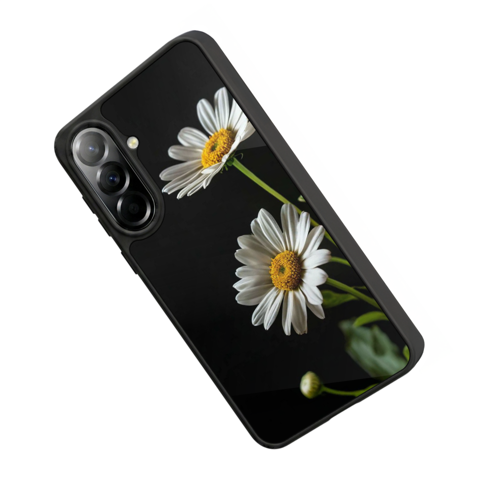 Samsung Galaxy A57 Uyumlu Cicek Tasarımlı Glossy Premium Kılıf
