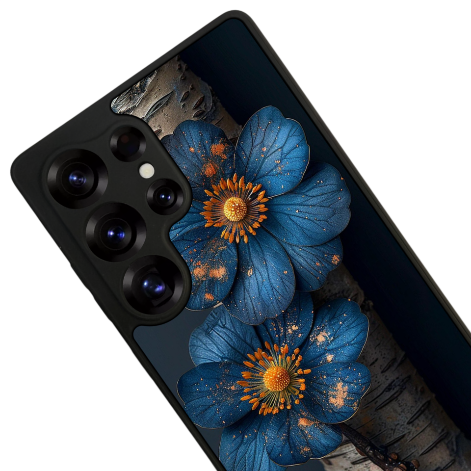 Samsung Galaxy S25 Ultra Uyumlu Cicek Tasarımlı Glossy Premium Kılıf