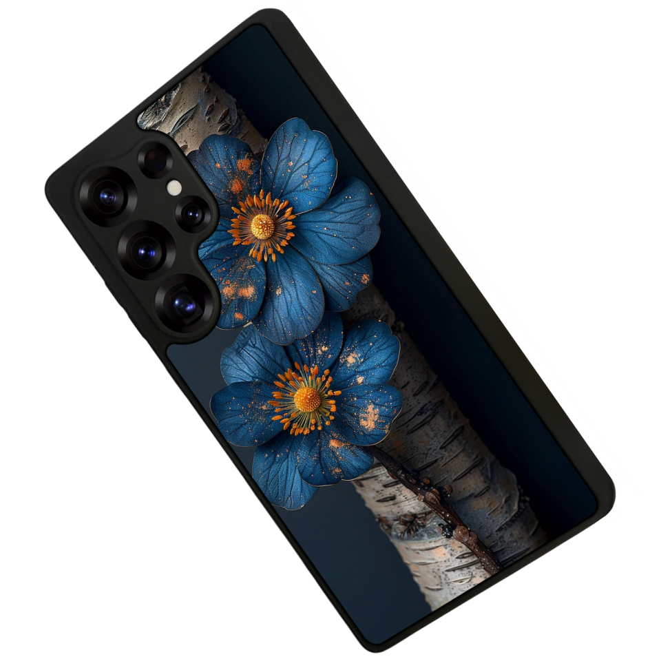 Samsung Galaxy S25 Ultra Uyumlu Cicek Tasarımlı Glossy Premium Kılıf